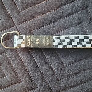 Vans Black and White Checkered Laces